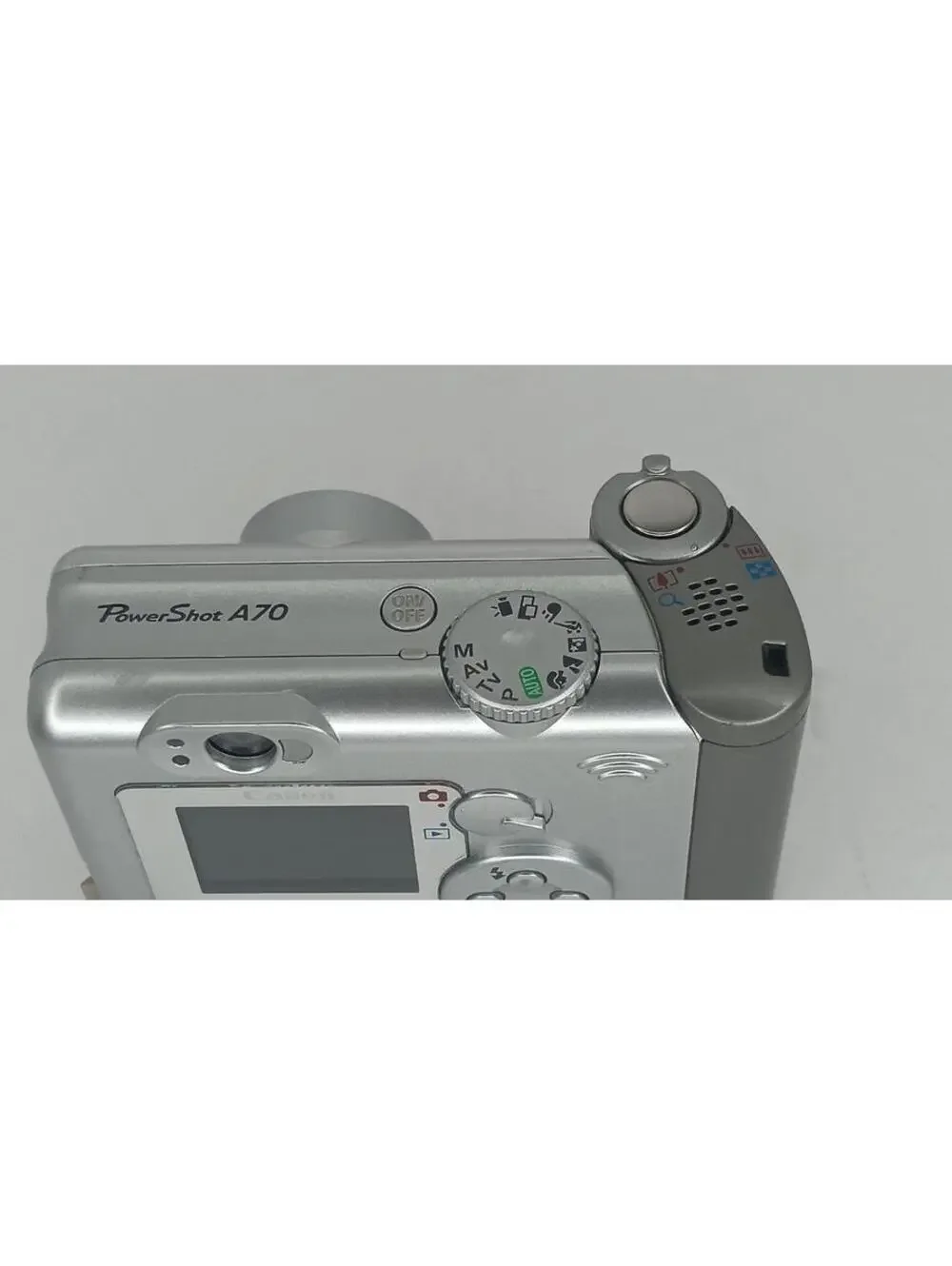 Canon PowerShot A70 3.2MP Digital Camera W/ Manual & FC 16M 1GB Card FOR PARTS